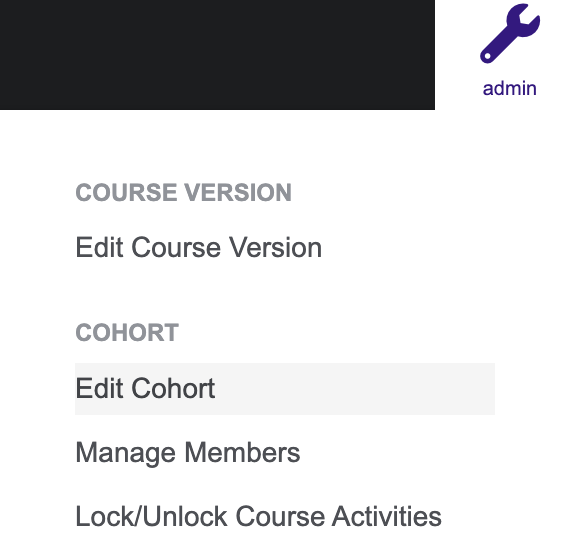 cohort admin icon