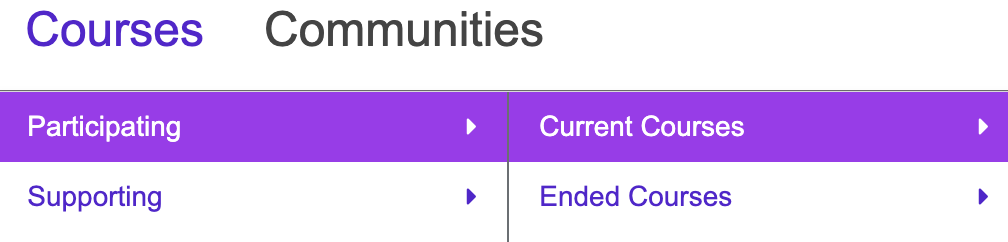 current courses