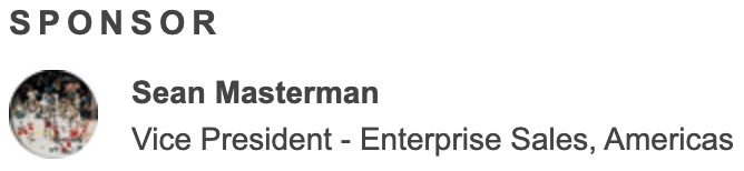 sponsor featured user