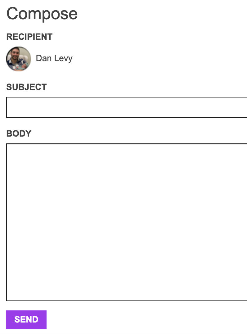 send message to learner