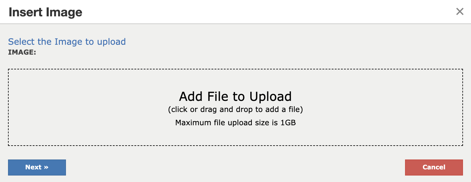 insert image modal