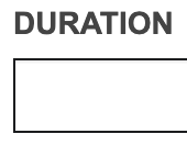 activity duration
