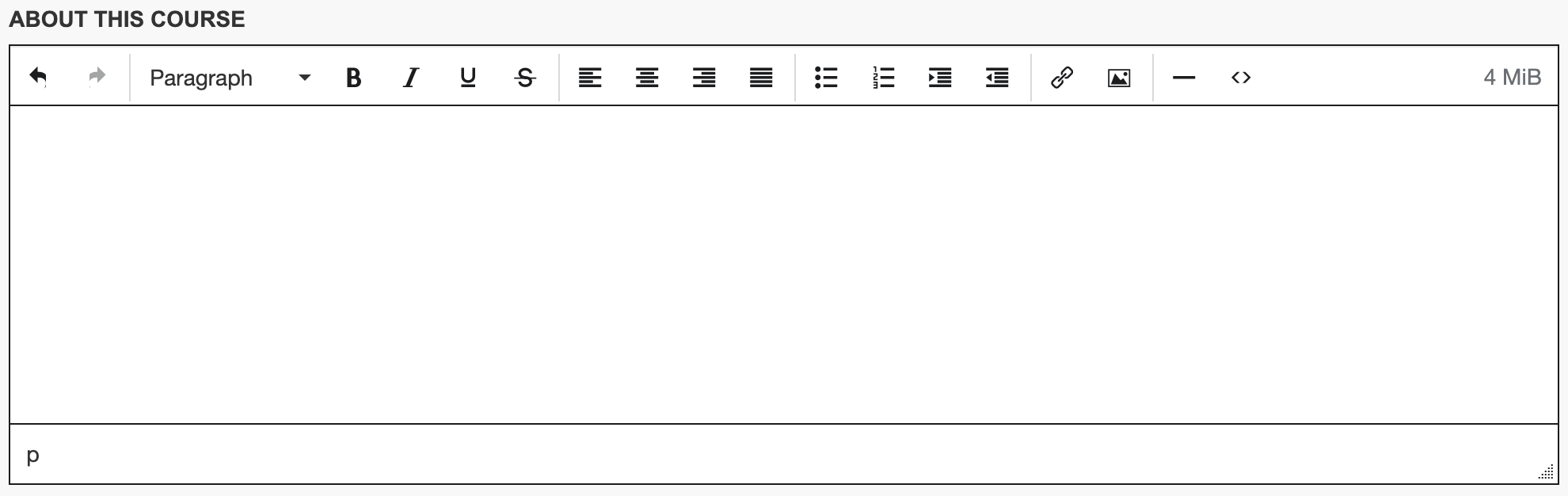 à propos du cours page de lancement