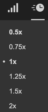 video speed icon
