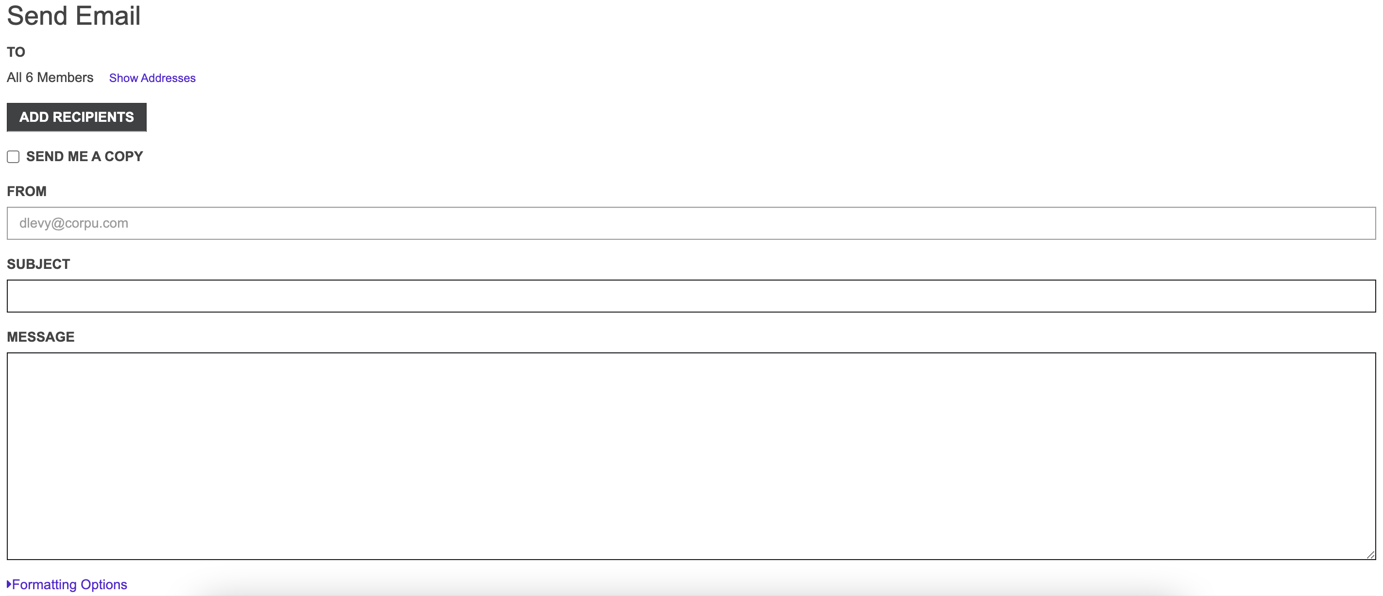 send nudge or kudos email