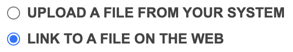link to file on the web