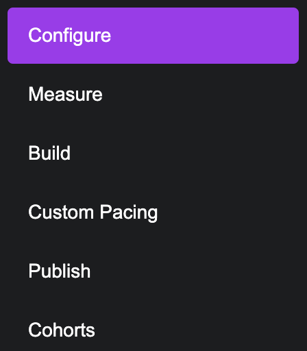 course admin panel configure