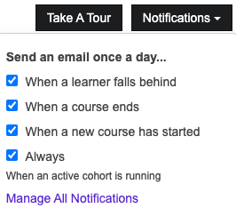 my team notification configuration
