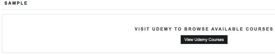 configurable button view on home page