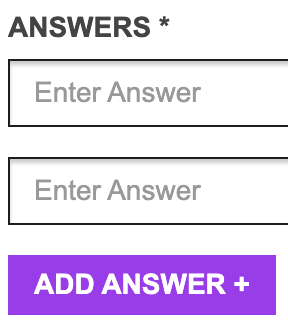 ping answer options