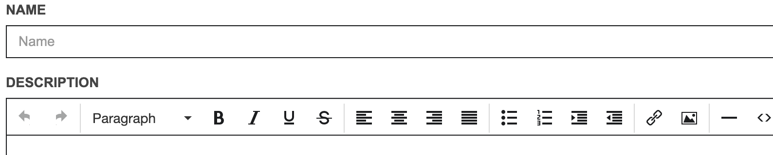 nome e descrição do recurso
