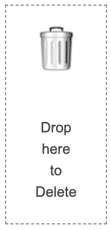 delete topic trash can icon